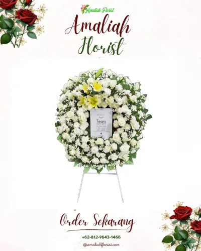 Krans Bunga Duka Cita di Puuwatu